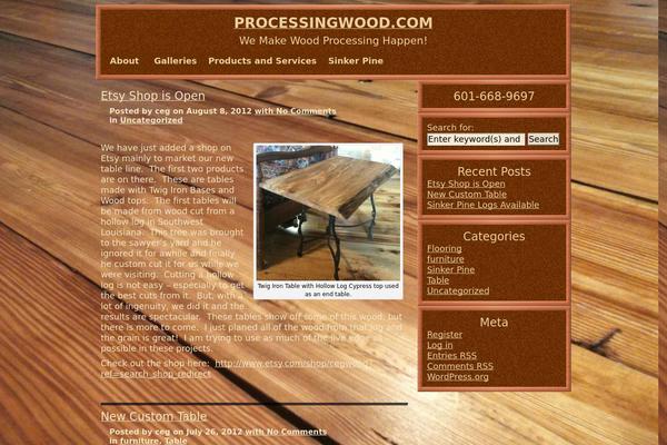 processingwood.com site used Ground Floor