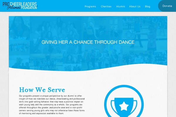 procheerleadersalumni.com site used Cheerlypro-2