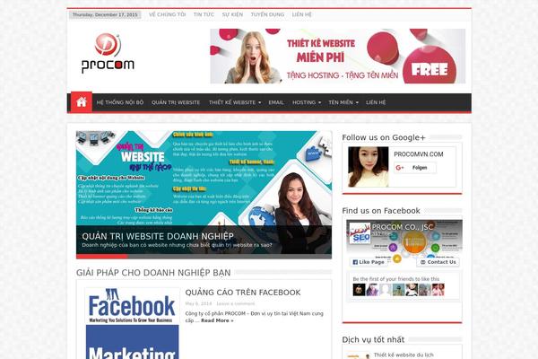 Sahifa theme site design template sample