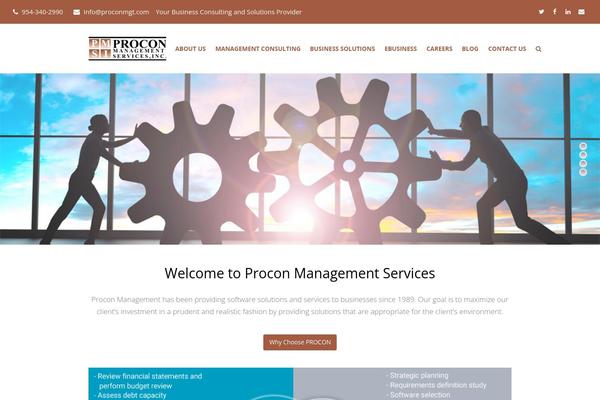 WordPress website example screenshot