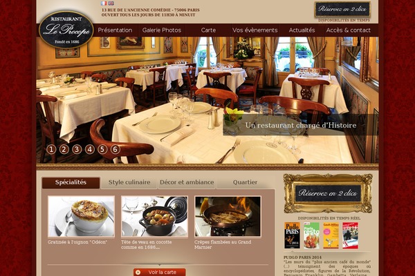 cafe-capucine WordPress theme, websites list used cafe-capucine theme cafe-capucine theme websites examples