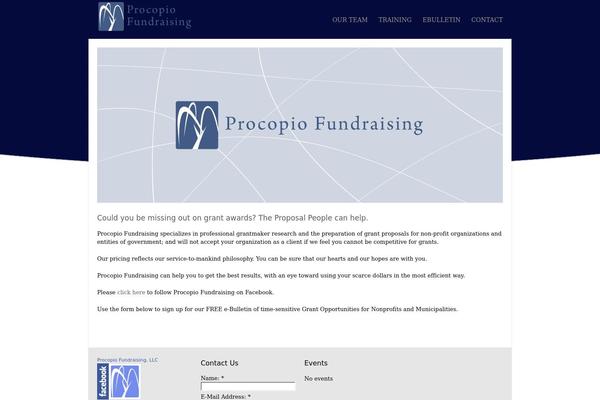 procopiofundraising.com site used Verse-enterprise-business