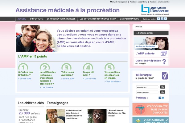 procreationmedicale.fr site used Amp