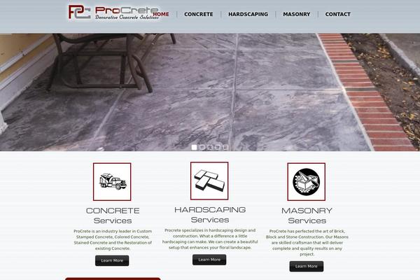 procretenj.com site used Procrete_theme_2015