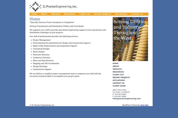 proctorengineering.com site used Proctor