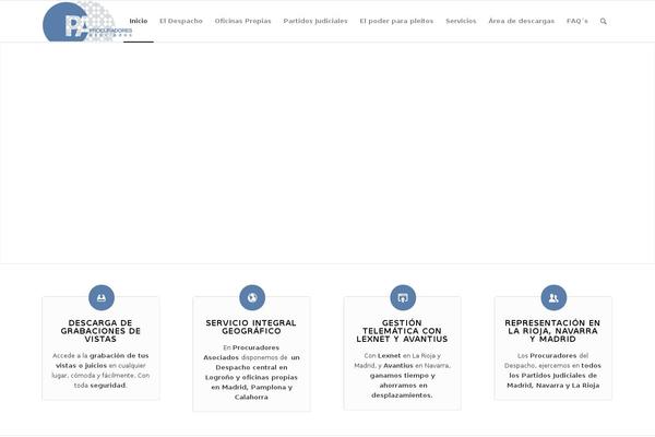 Enfold theme site design template sample