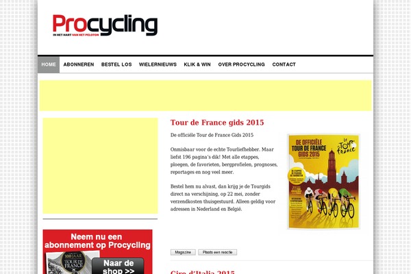 procycling.nl site used Procycling