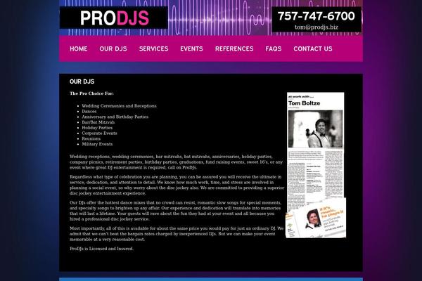 prodjs.biz site used Musicspace