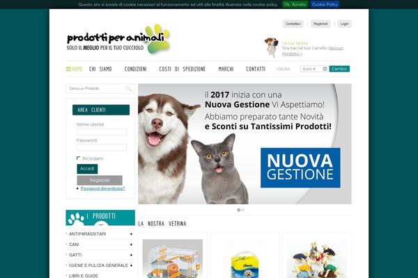 prodotti-per-animali.com site used Creatif