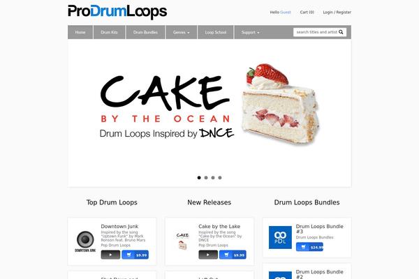 prodrumloops.com site used Pro-drum-loops