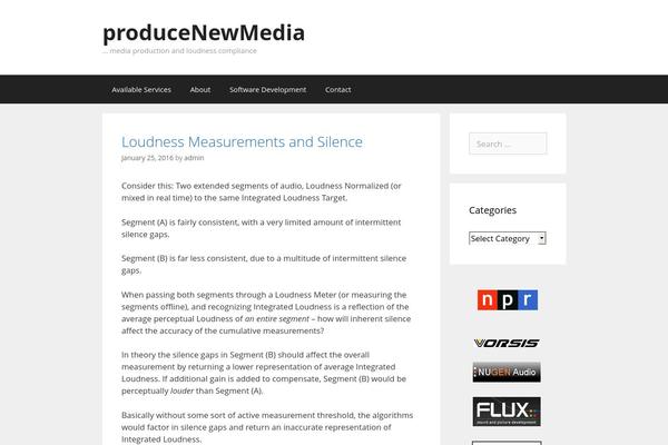 GeneratePress theme site design template sample