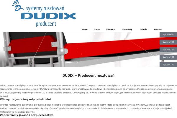 producentrusztowan.com site used Dudix2