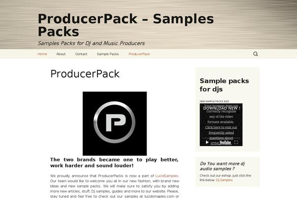Twenty Thirteen theme site design template sample