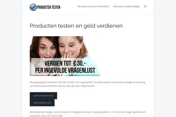 producten-testen.com site used Goedemorgen