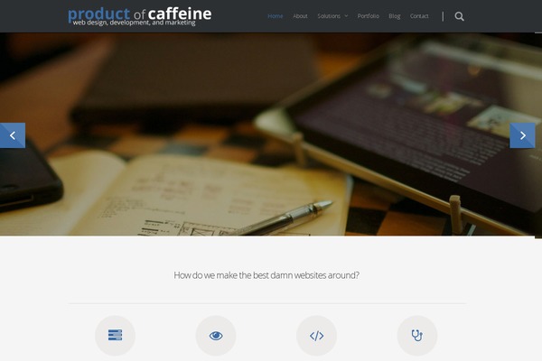 Salient theme site design template sample