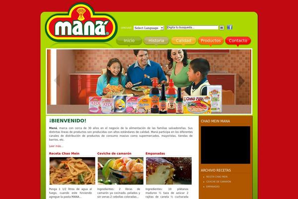 Site using WordPress Content Slide plugin