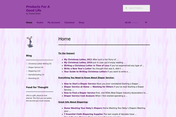 WordPress website example screenshot