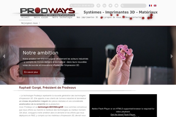 prodways.com site used Prodways