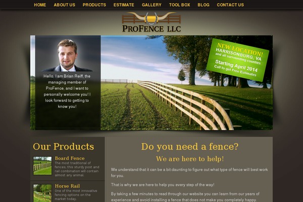 profence.org site used Lux-theme