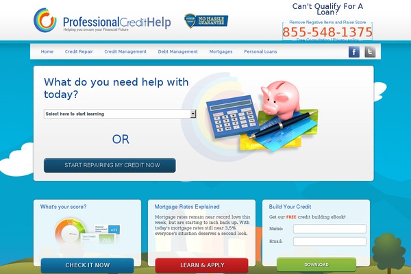 professionalcredithelp.com site used Professionalcredithelp