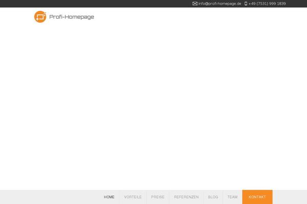 Ultimatum theme site design template sample
