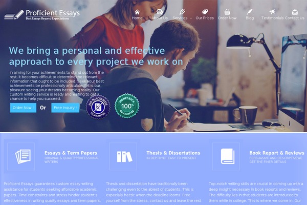 WordPress website example screenshot