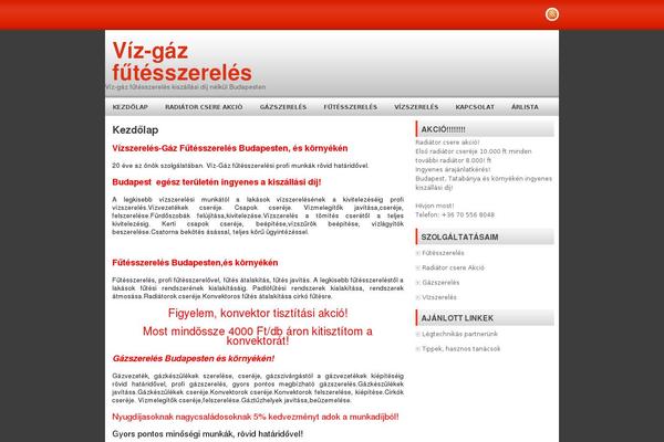 profigazszerelo.hu site used Designfreak