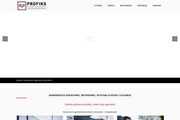 WordPress website example screenshot
