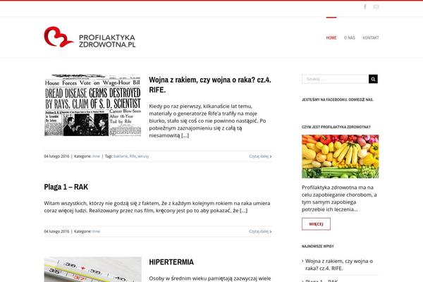 profilaktykazdrowotna.pl site used Profilaktyka