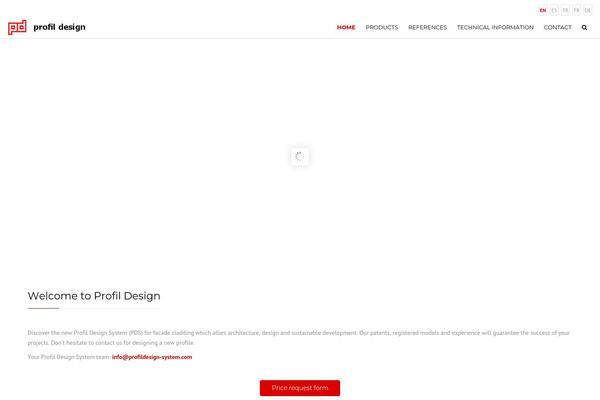 Construction theme site design template sample