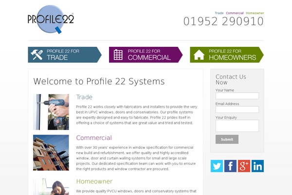 profile22.co.uk site used Profile22