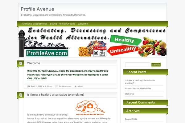 BlogoLife theme site design template sample