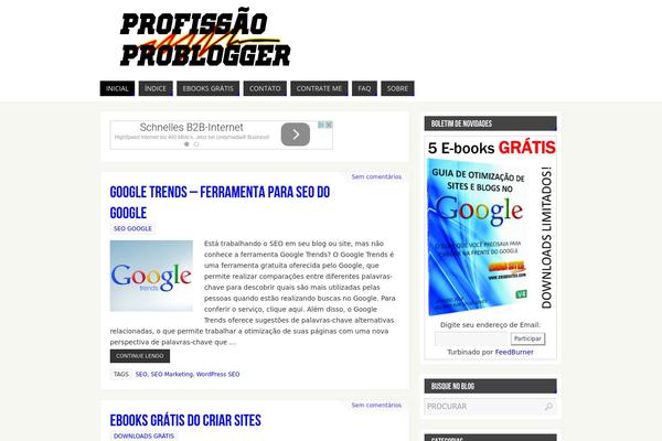 Parabola theme site design template sample