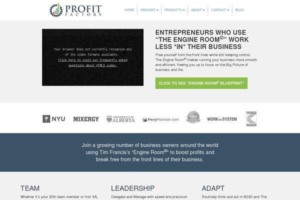 profitfactory.com site used Profitfactory