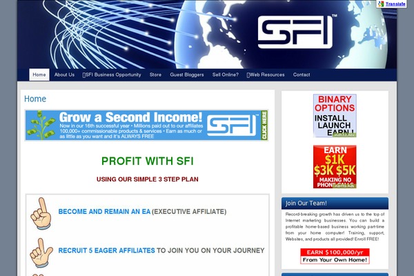 Graphene theme site design template sample