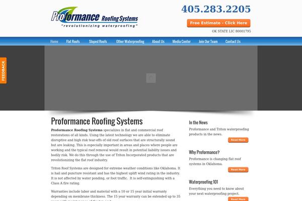 WordPress website example screenshot