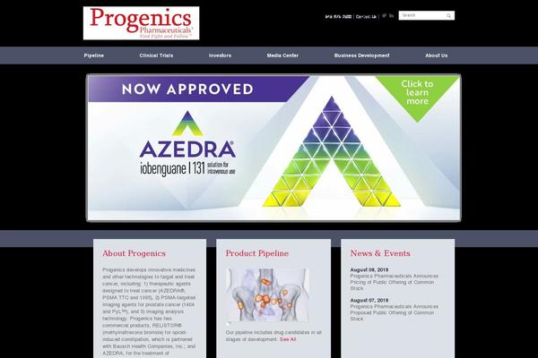 progenics.com site used Progenics
