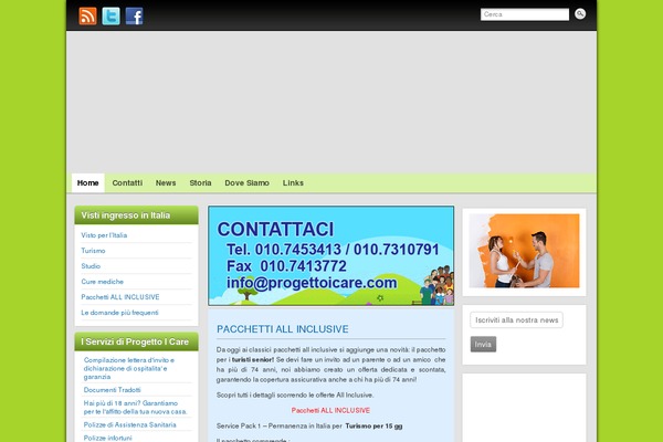 WordPress website example screenshot