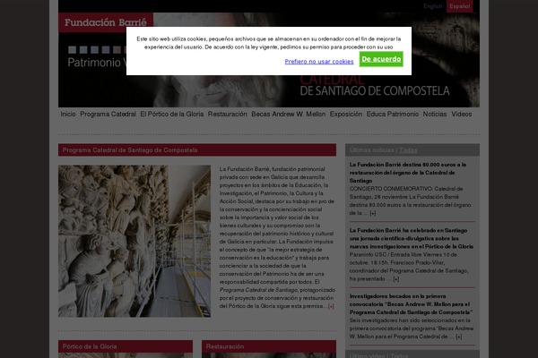 programacatedral.com site used Catedral