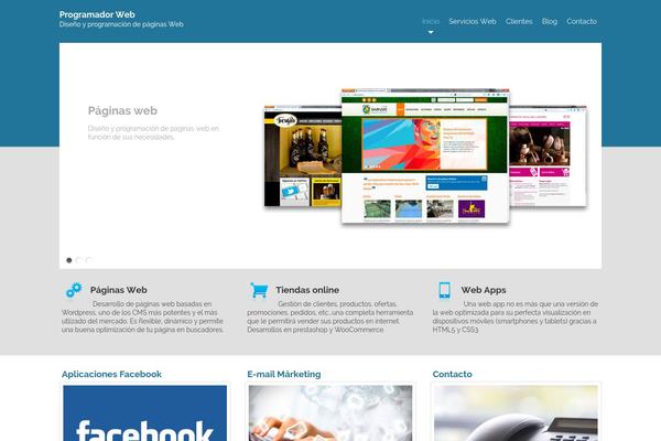 WordPress website example screenshot