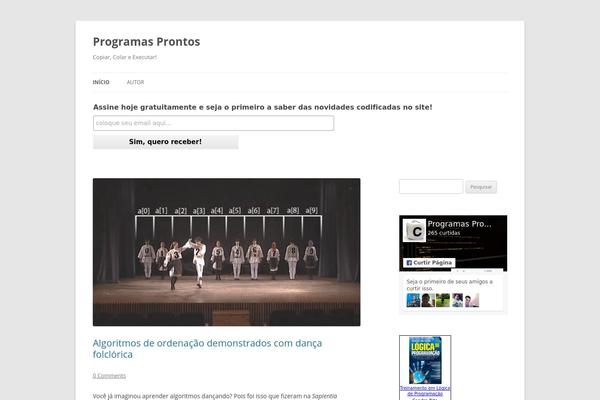 WordPress website example screenshot