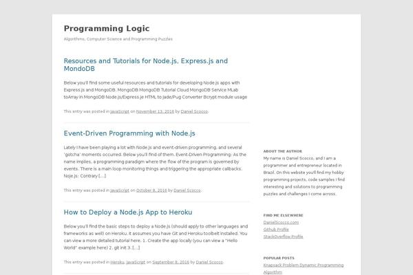 Twenty Twelve theme site design template sample