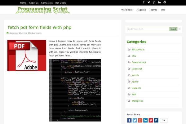 programmingscripts.com site used Programmingscripts