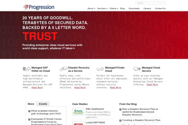 progression.com site used Progression