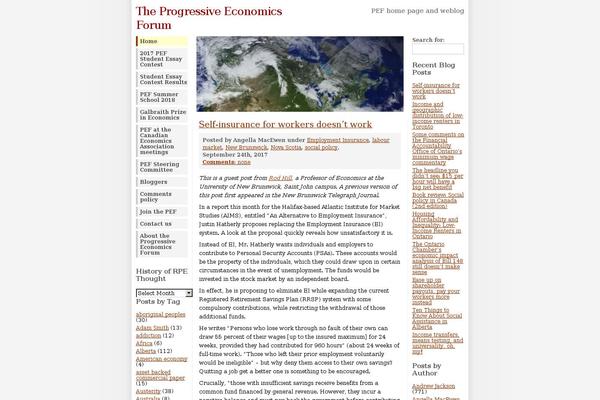 progressive-economics.ca site used Wp-magapress