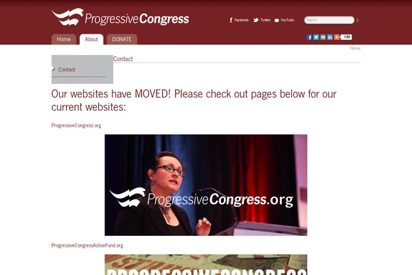 progressivecongress.com site used Progressivecongress