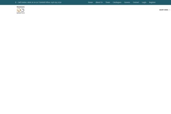 WordPress website example screenshot