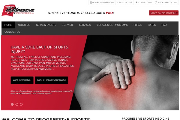 progressivesportsmedicine.ca site used Psm