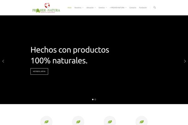 proher-natura.com site used Actual