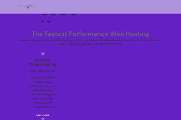 Hostiko theme site design template sample